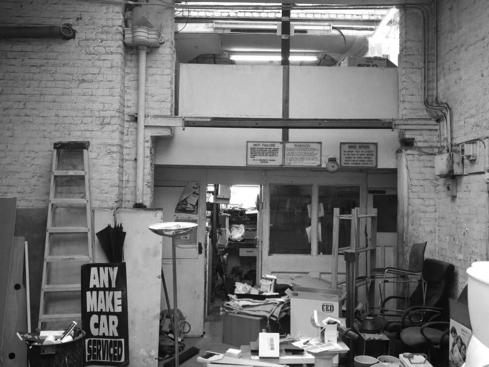 The original car mechanic's shop interior